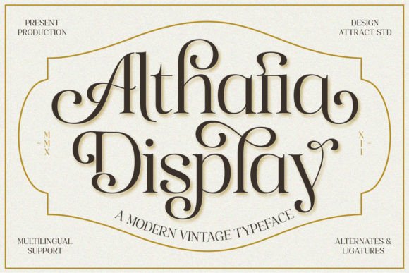 Althafia Display: A Modern Elegance for Contemporary Design