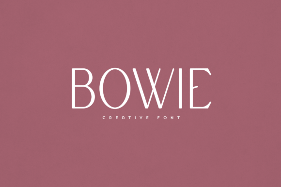 Bowie: The Font That Elevates Your Typography Game
