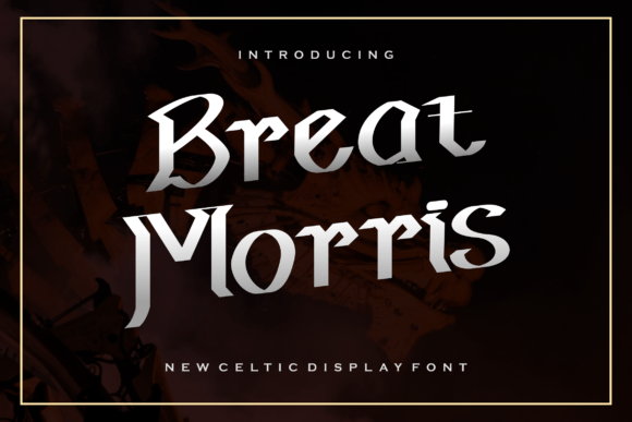 Breatmorris: A Bold Display Font with Celtic Flair