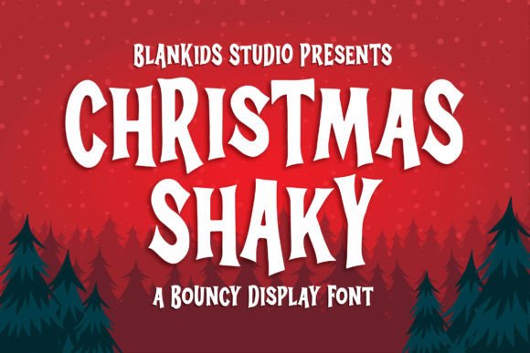 Christmas Shaky: A Playful Font for Creative Designs