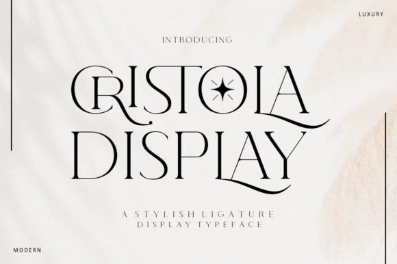 Cristola Display: A Timeless Typeface for Modern Design