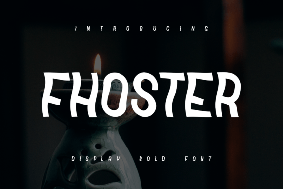 Discover the Magic of Fhoster: A Wavy Display Font That Elevates Your Design