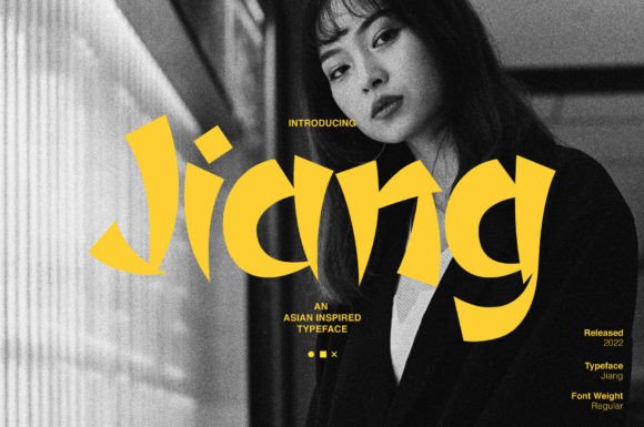 Jiang: A Bold and Versatile Asian-Inspired Typeface