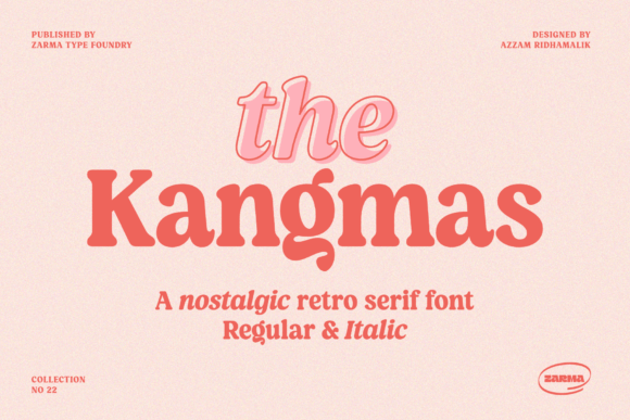 Kangmas: A Modern Take on Retro Typography