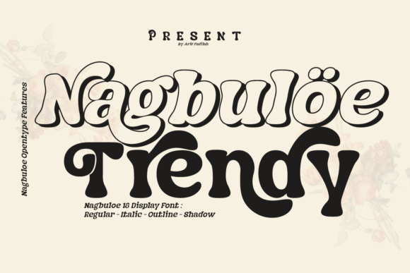 Nagbuloe: A Stylish Display Font for Modern Design Workflows