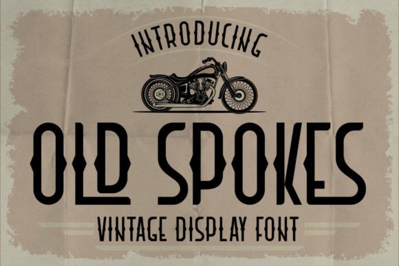 Old Spokes: A Vintage-Inspired Font That Elevates Creative Projects