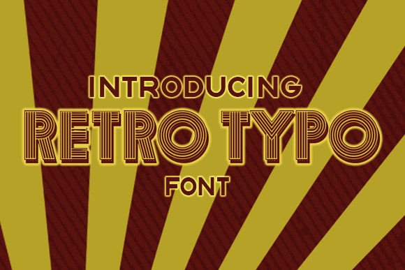 Retro Typo: A Vintage Font with Modern Appeal