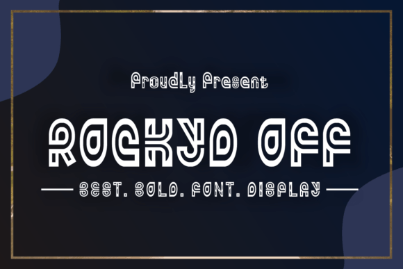 Rockyd Off: A Unique Display Font with Visual Impact