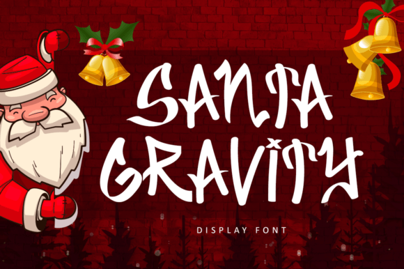 Santa Gravity: A Festive Font for the Urban Christmas