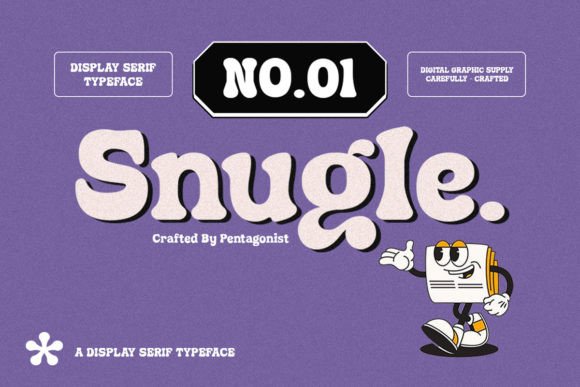 Snugle: A Display Font for Creative and Cheerful Projects