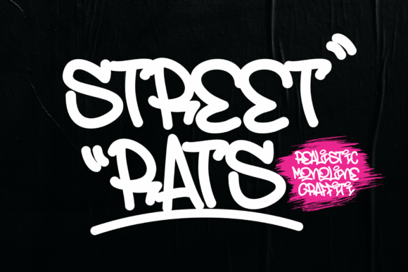 Street Rats: A Bold Typography Choice for Urban Design