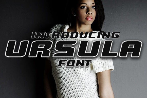 Ursula: A Striking Techno Typeface for Modern Design