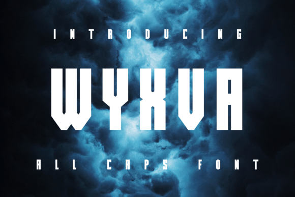 Wyxva: A Cool and Unique Display Font for Creative Projects